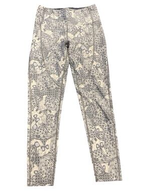 New Maaji Grey/White Butterfly Print 7/8 Length Leggings (S)